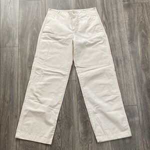 J. Crew - 100% Cotton High Rise Jeans/Pants in White - Size 24